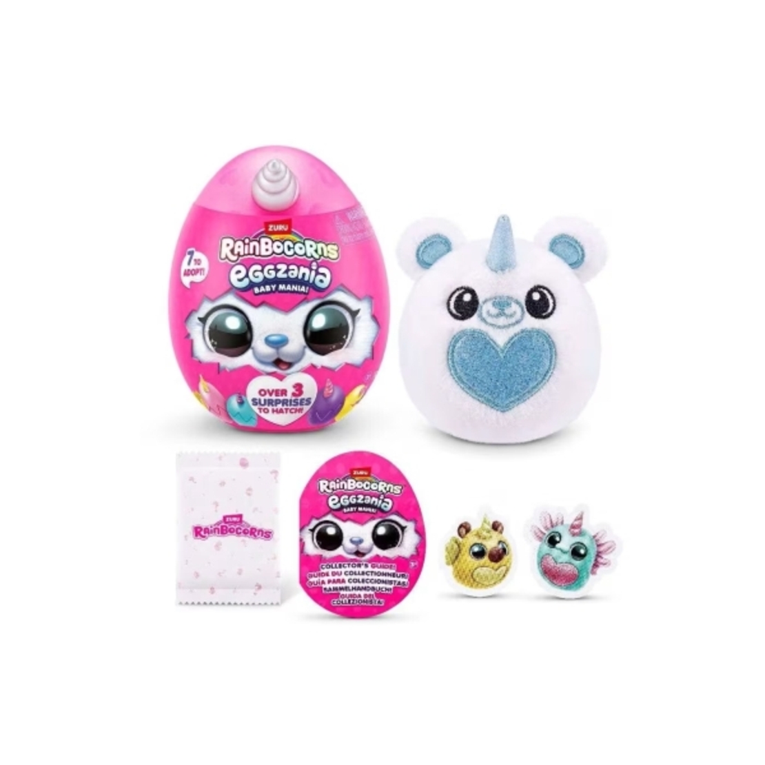 Eggzania Baby Mania Rainbocorns 7 дизайна display