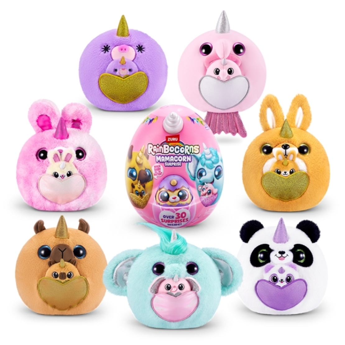 Яйце Rainbocorns Mamacorns & бебе 7 дизайна /1/6