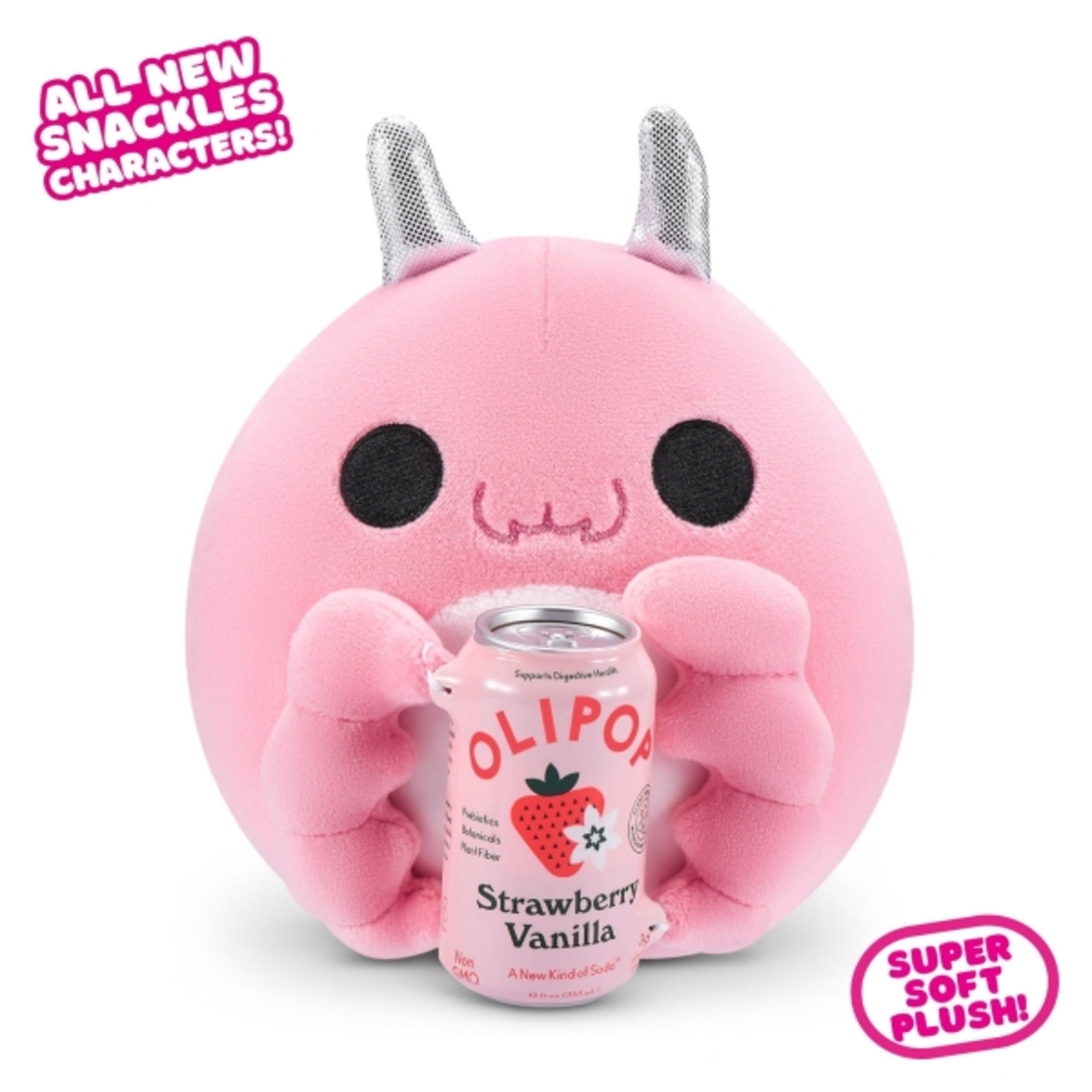 Плюшено животинче Snackles Series 3 в топка с изненада - 12 дизайна, размер 12,7 см