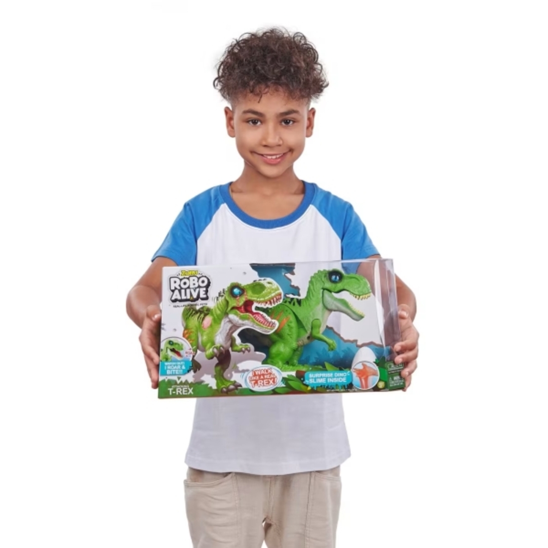 Zuru Robo Alive T-REX с Яйце Slime S2 зелен /6