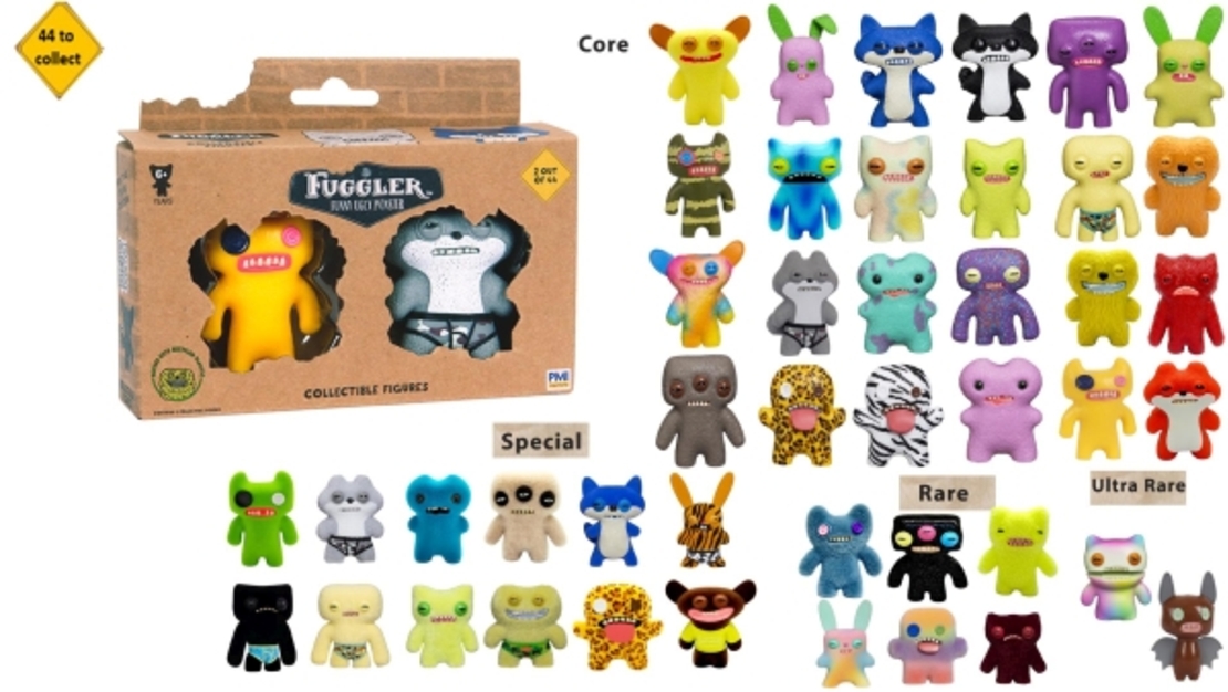 Зъбати шантави зверчета Fuggler - колекционерска серия в двойна кутия с прозорче