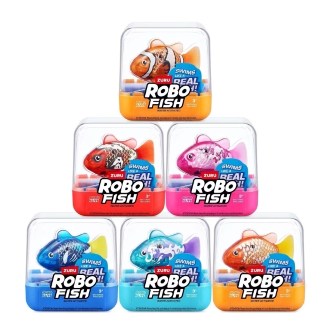 Плуваща риба Zuru Robo Alive Fish Series 3 - 6 дизайна