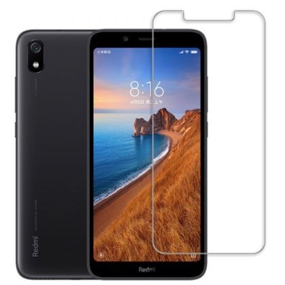 Стъклен скрийн протектор, Tempered Glass за Xiaomi Redmi 7A, Прозрачен