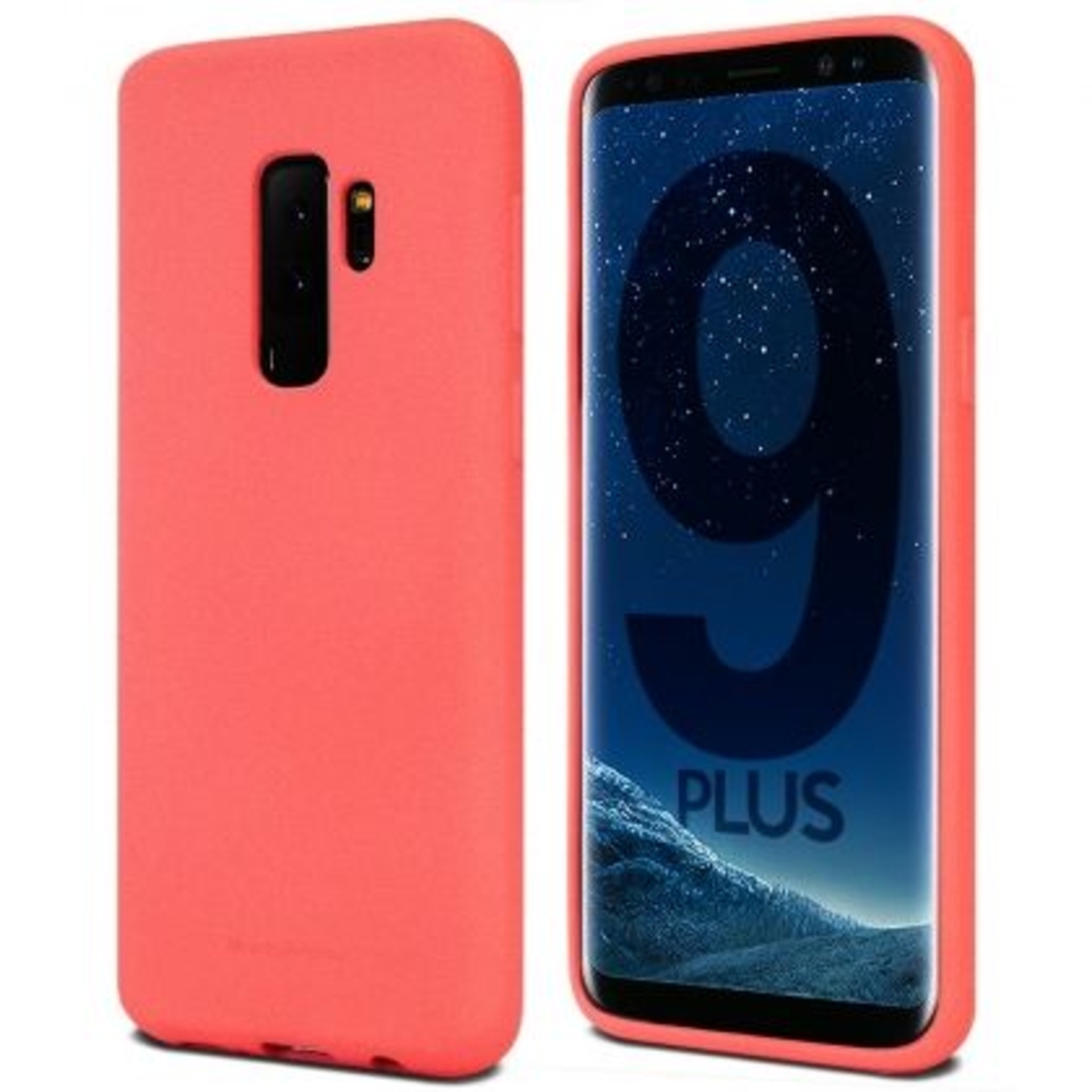Луксозен гръб Mercury Goospery Soft Feeling за Samsung Galaxy S9 Plus, Розов
