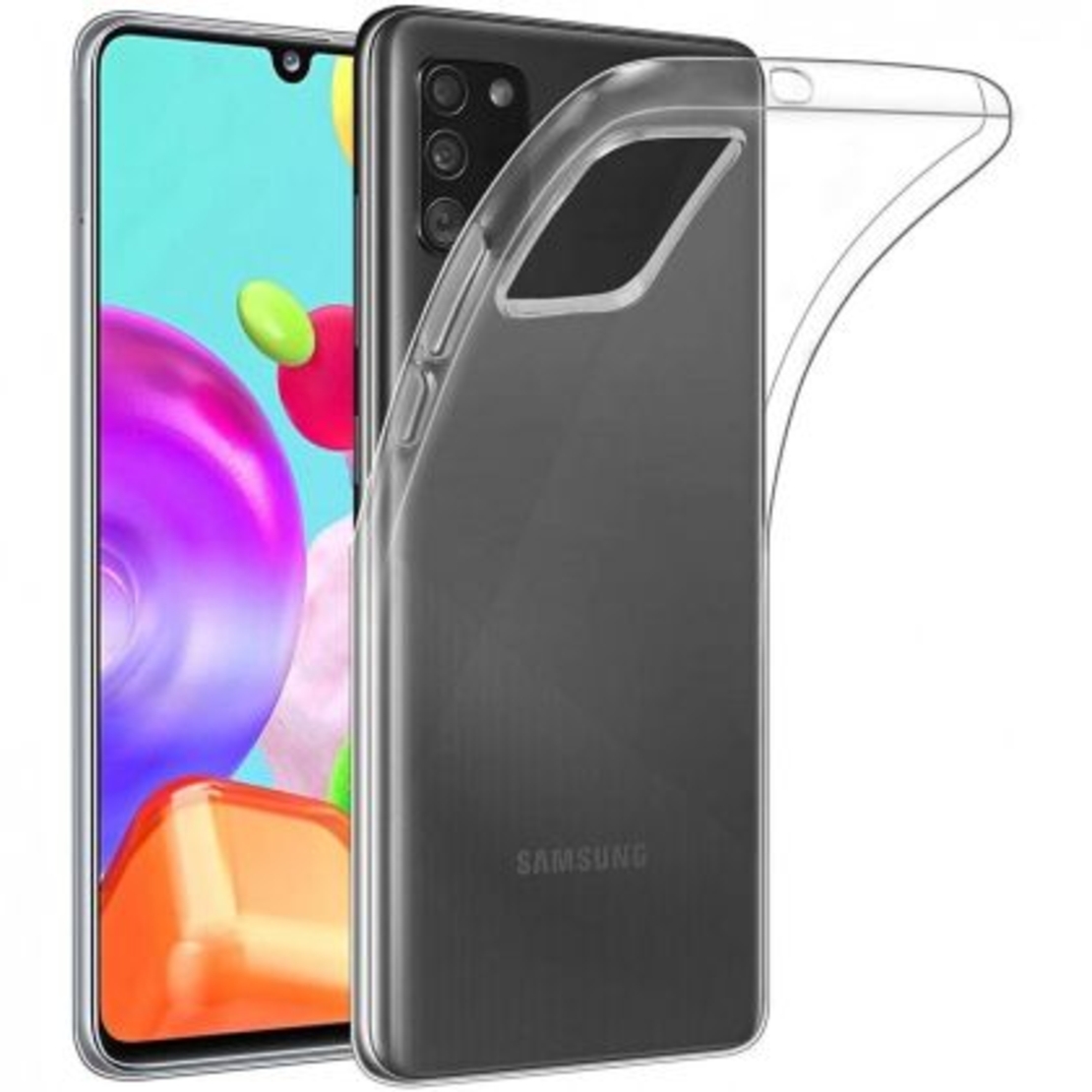 Ултра тънък силиконов гръб за Samsung Galaxy A03S, Прозрачен