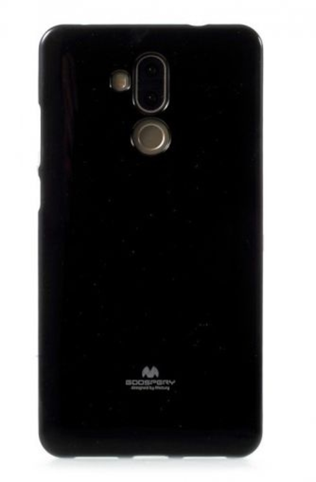Луксозен силиконов гръб Jelly Mercury Goospery за Huawei Mate 20 LIte, Черен
