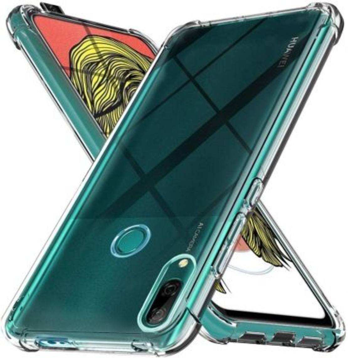 Anti Shock силиконов гръб за Huawei P Smart Z, Прозрачен