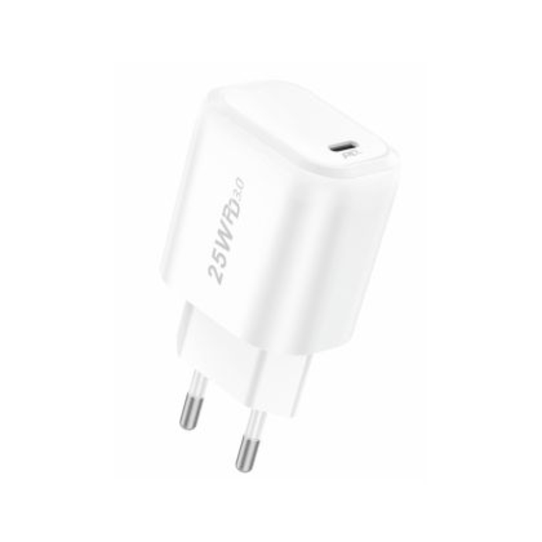 Зарядно адаптер Foneng, EU40, Type C, PD 25W QC 3.0 3A, Бързо зареждане, Бяло