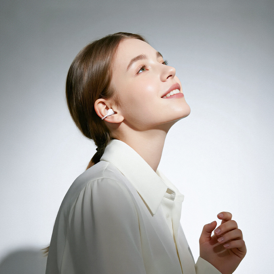 Слушалки Borofone Bluetooth TWS Earphones BW95 Cancion, Бели