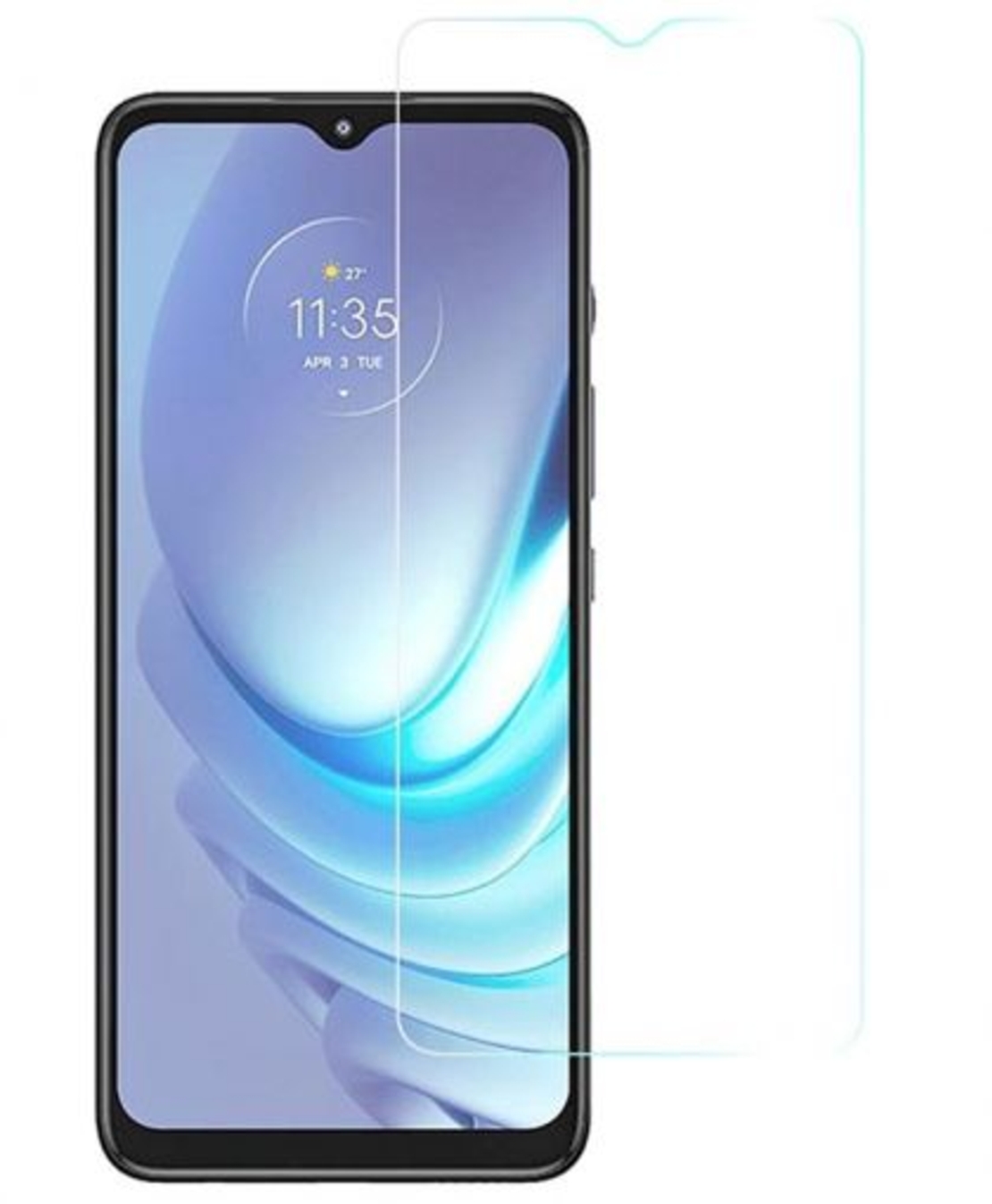 Стъклен скрийн протектор, 2.5D Hard Glass за Motorola Moto G50 5G, Прозрачен