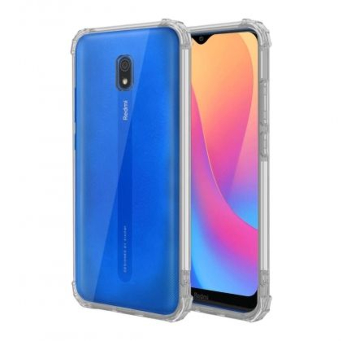 Anti Shock силиконов гръб за Xiaomi Redmi 8A, Прозрачен