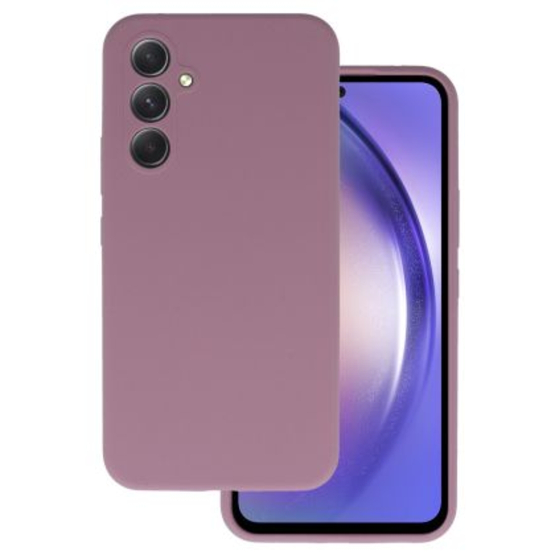 Кейс Silicone Lite за Samsung Galaxy A14 4G/5G, Защита около камерата, Лавандула