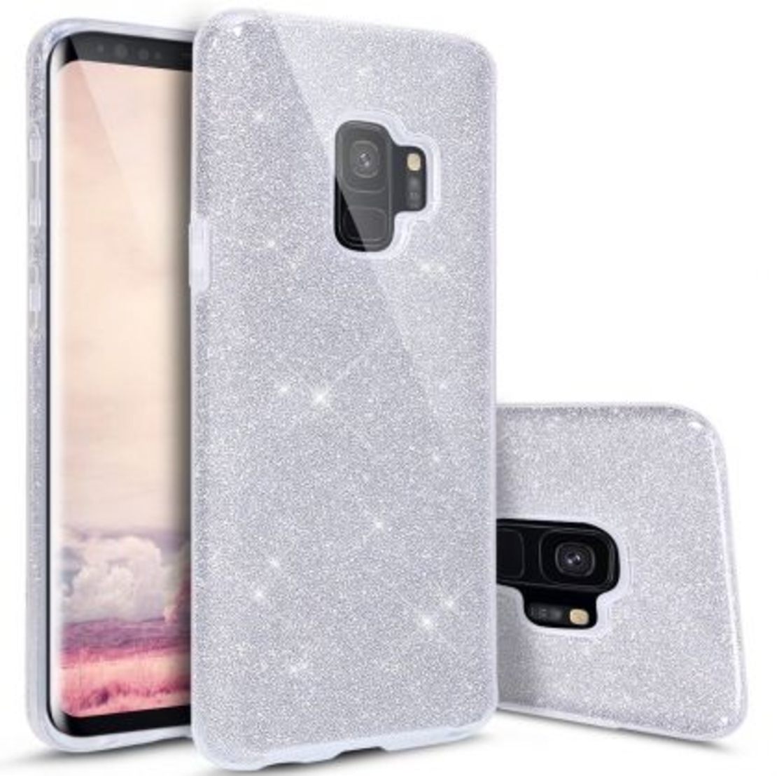 Силиконов гръб Emily Shining за Samsung J610 Galaxy J6 Plus 2018, Сребрист