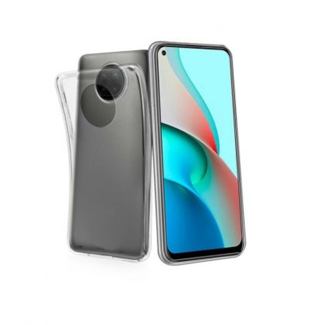 Ултра тънък силиконов гръб за Xiaomi Redmi Note 9T 5G, Прозрачен