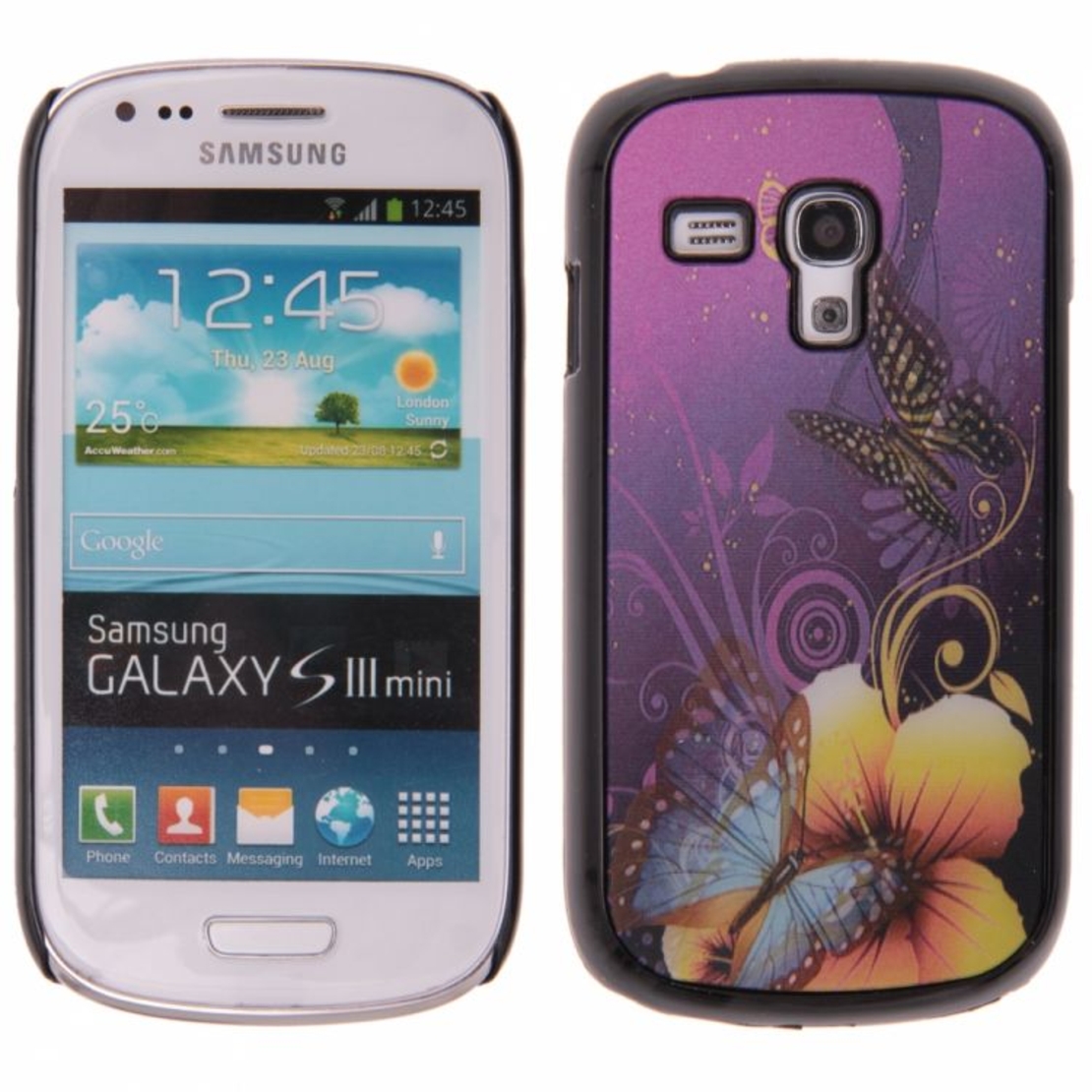 3D твърд силиконов гръб за Samsung Galaxy i8190 S3 mini