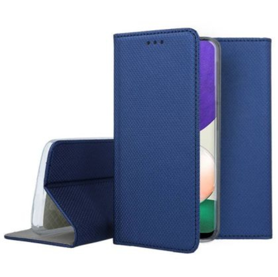 Калъф Flip Book Smart Magnet за Samsung Galaxy A22 5G, Син