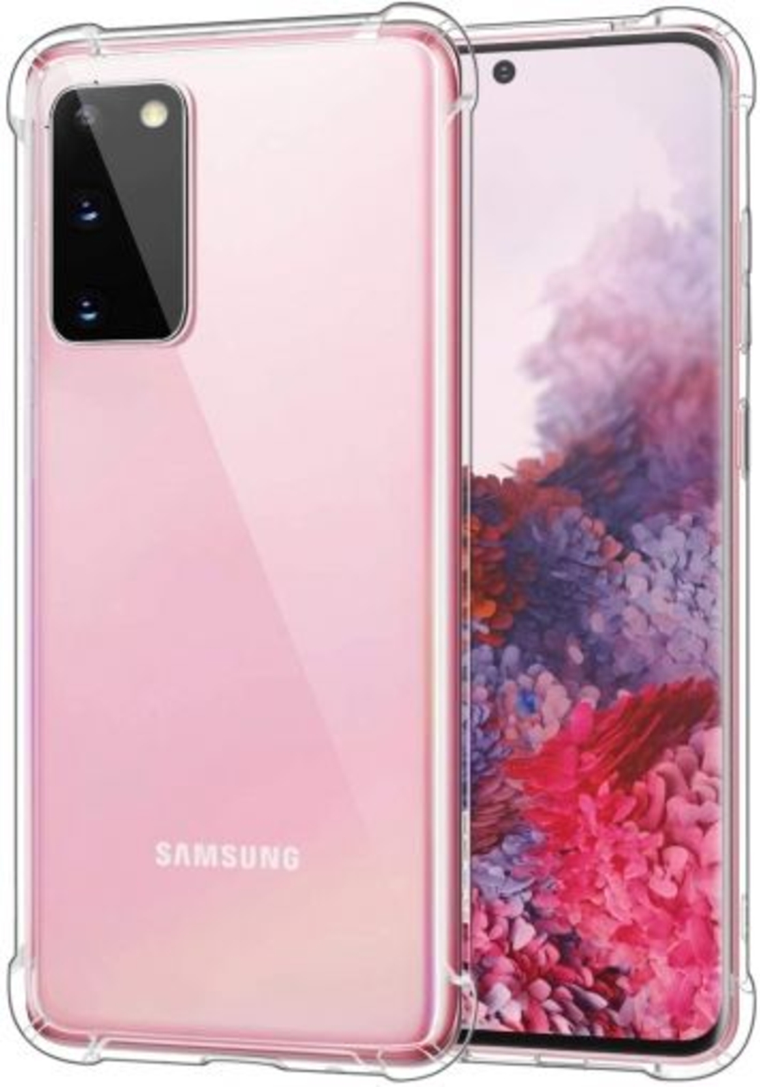 Anti Shock силиконов гръб за Samsung G980 Galaxy S20, Прозрачен
