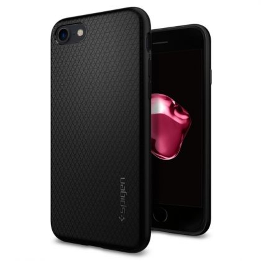 Кейс Spigen, Liquid Air, за Iphone 7/8/SE 2020/SE 2022, Черен