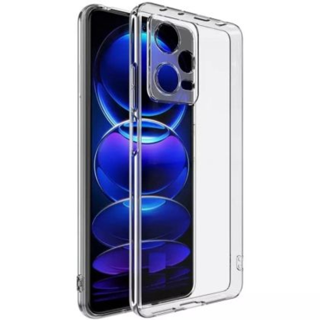 Силиконов кейс Armor Anti Shock за Xiaomi Redmi Note 12 5G/Poco X5, Защита около камерите, Прозрачен