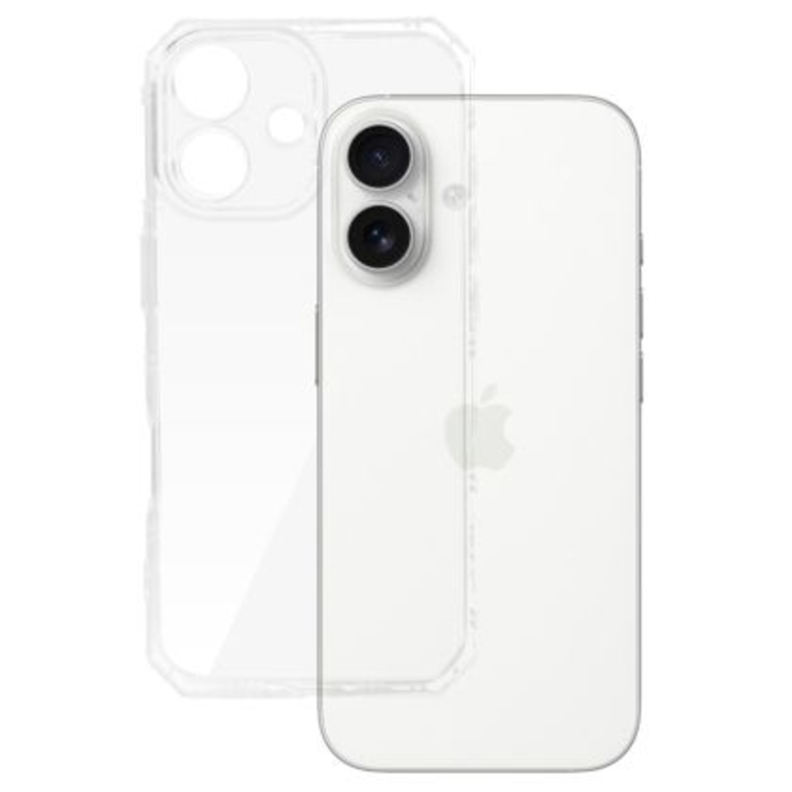 Силиконов кейс Armor Anti Shock за IPhone 17, Защита около камерите, Прозрачен