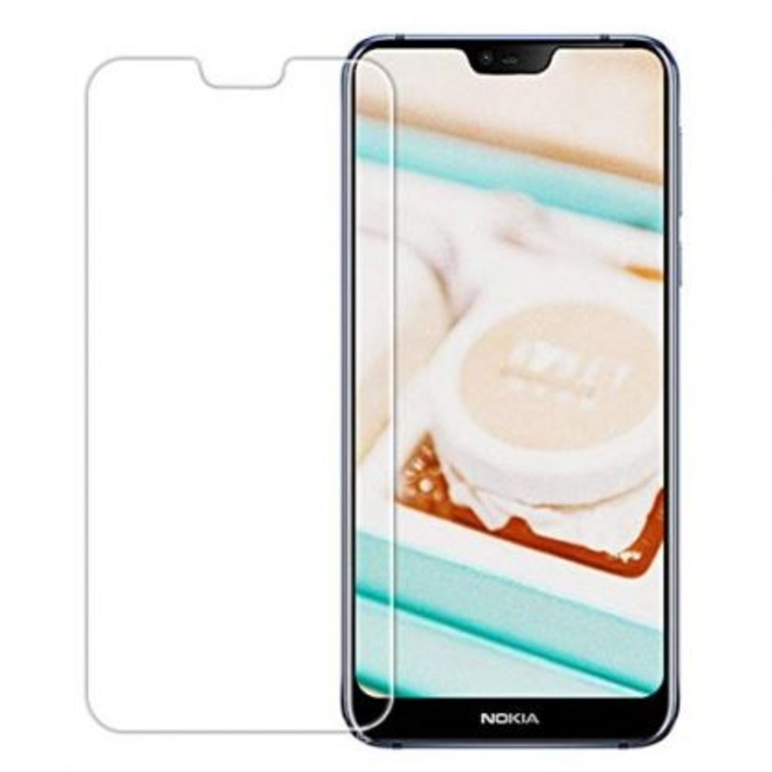 Стъклен скрийн протектор, Tempered Glass за Nokia 7.1 2018