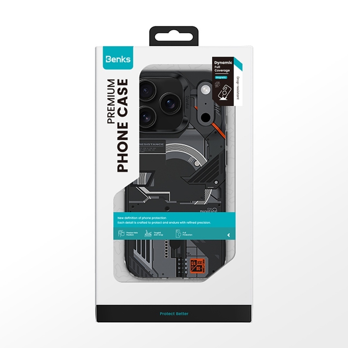 Кейс Magsafe Magnetic City London за IPhone 17 Pro-Benks