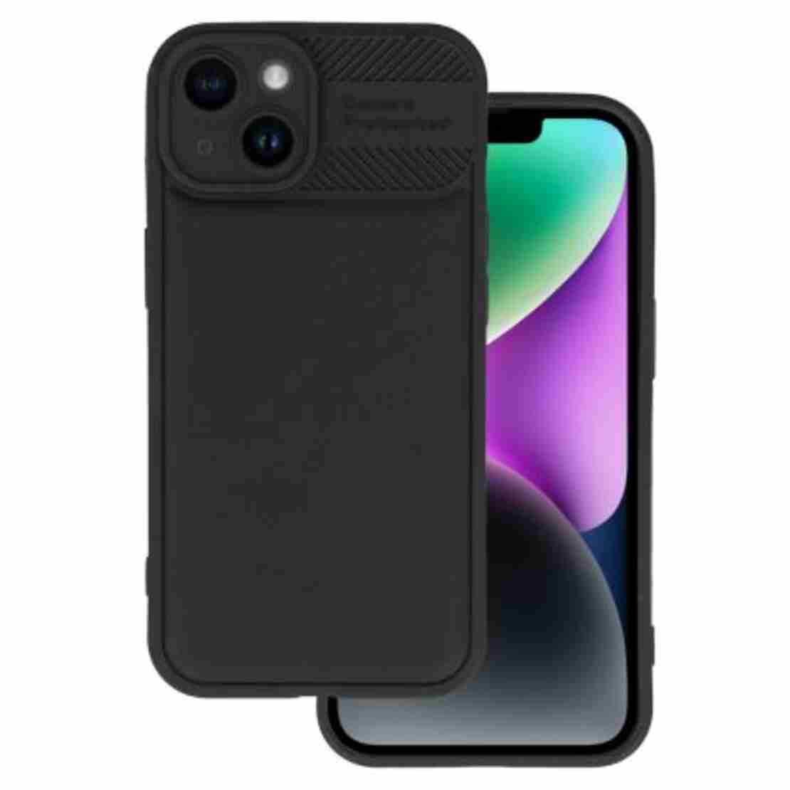 Кейс Camera Protected за IPhone 15, Черен