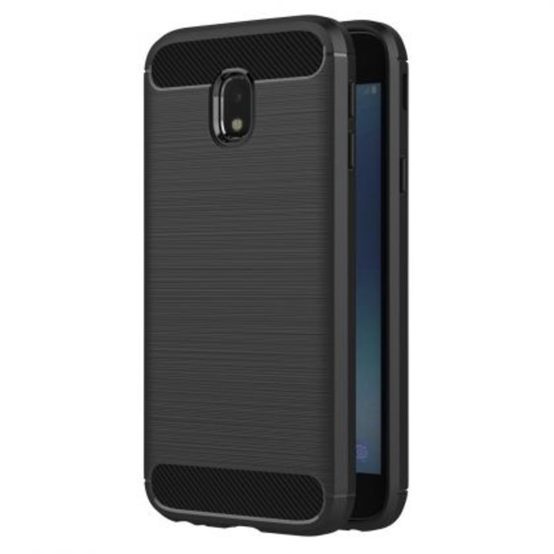 Anti Shock гръб Carbon за Samsung J330 Galaxy J3 (2017), Черен