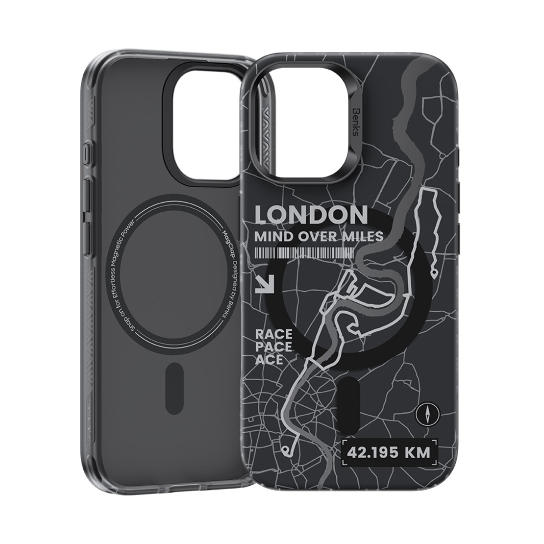 Кейс Magsafe Magnetic City London за IPhone 16 Pro-Benks