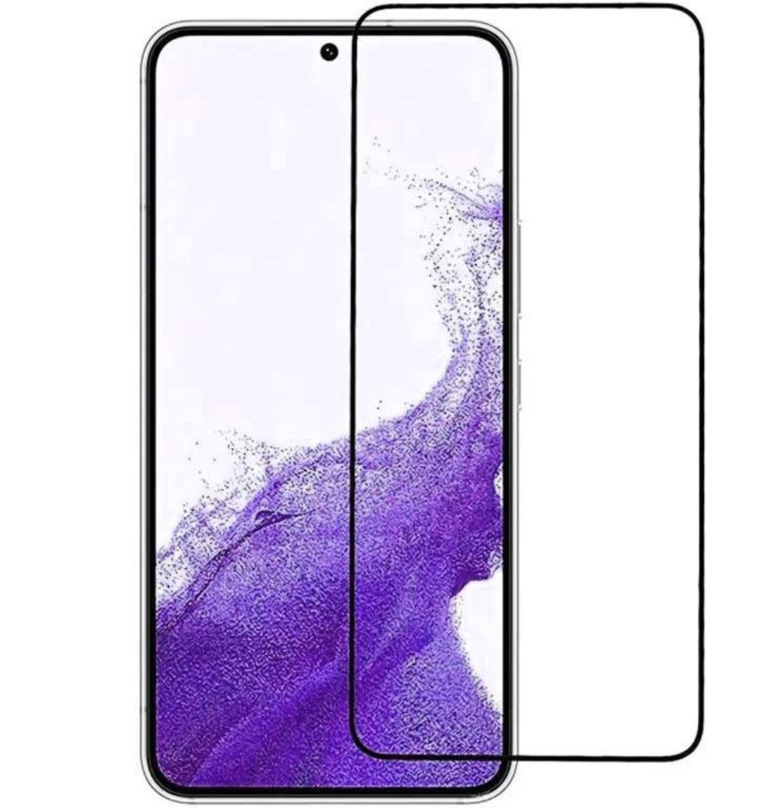 Стъклен протектор MyScreen за Samsung Galaxy S23 Plus Diamond Glass Edge Full Glue Cover, Черен