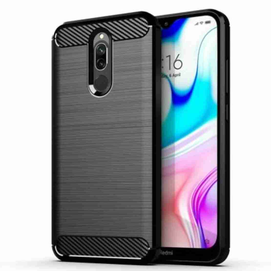 Anti Shock гръб Carbon за Xiaomi Redmi 8, Черен