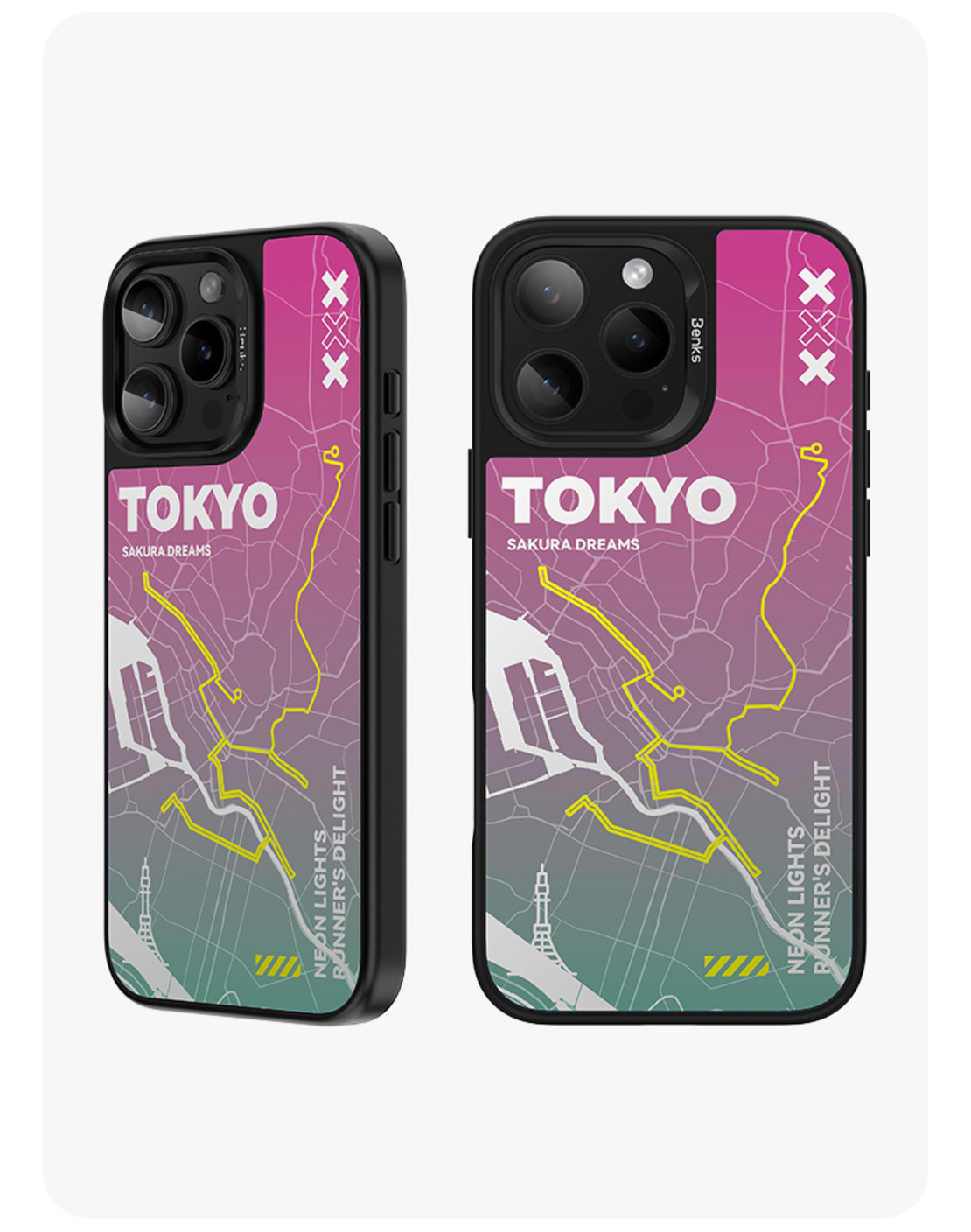 Кейс Magsafe Dynamic City Tokyo за IPhone 16-Benks