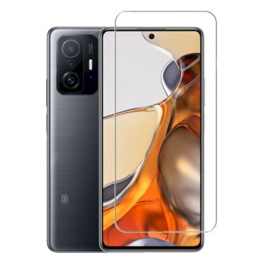 Стъклен скрийн протектор, 2.5D Hard Glass за Xiaomi Redmi Note 11 Pro, Прозрачен