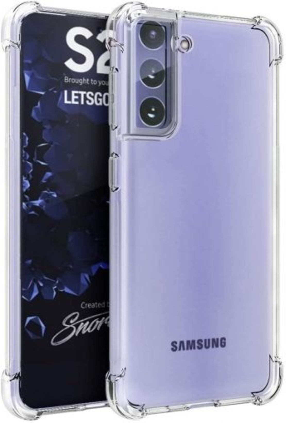 Anti Shock силиконов гръб за Samsung Galaxy S21, Прозрачен