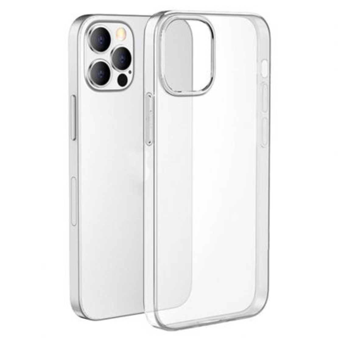 Плътен силиконов гръб Perfect 2mm за IPhone 14 Pro, Прозрачен