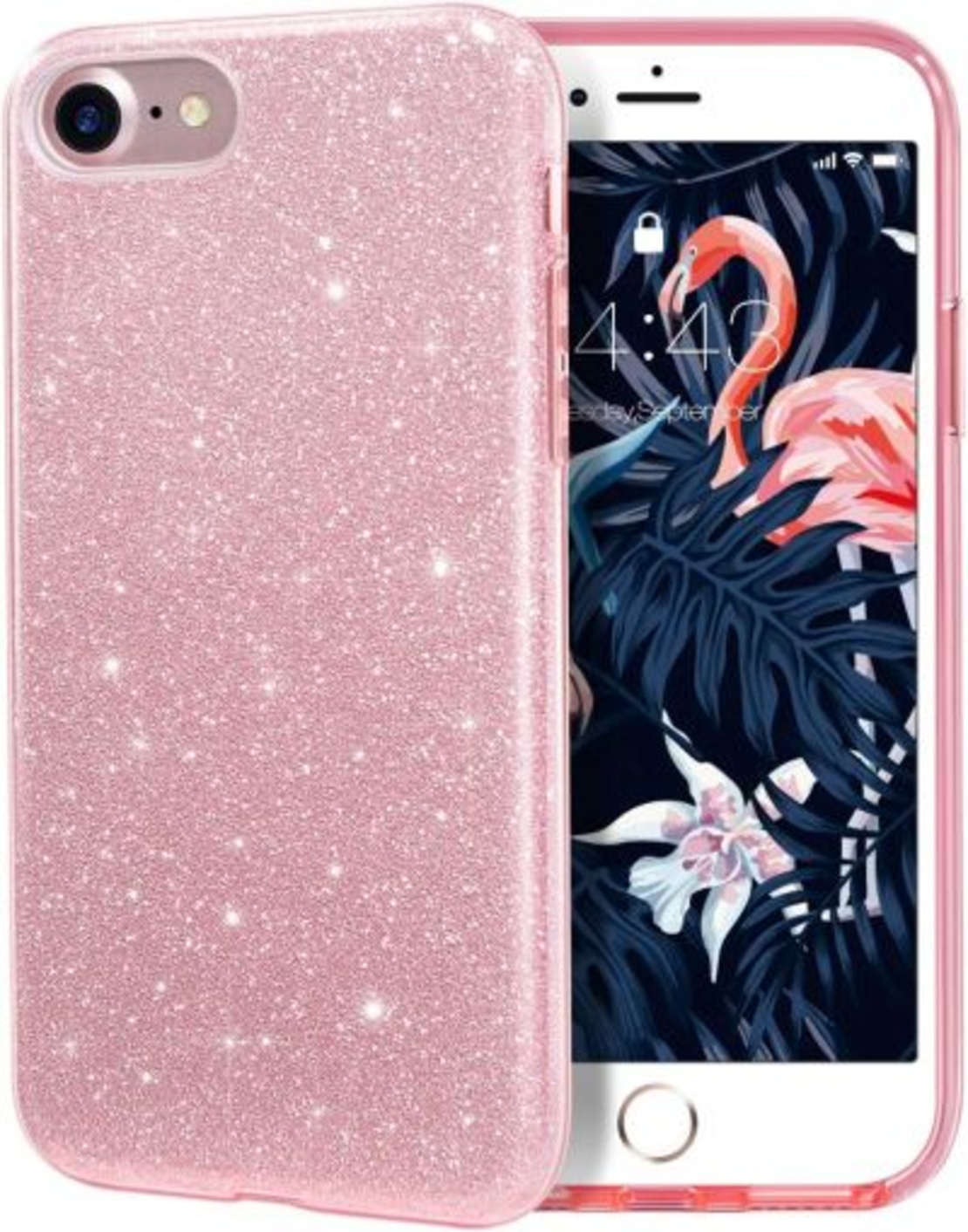 Силиконов гръб Emily Shining за IPhone 6/6S, Розов