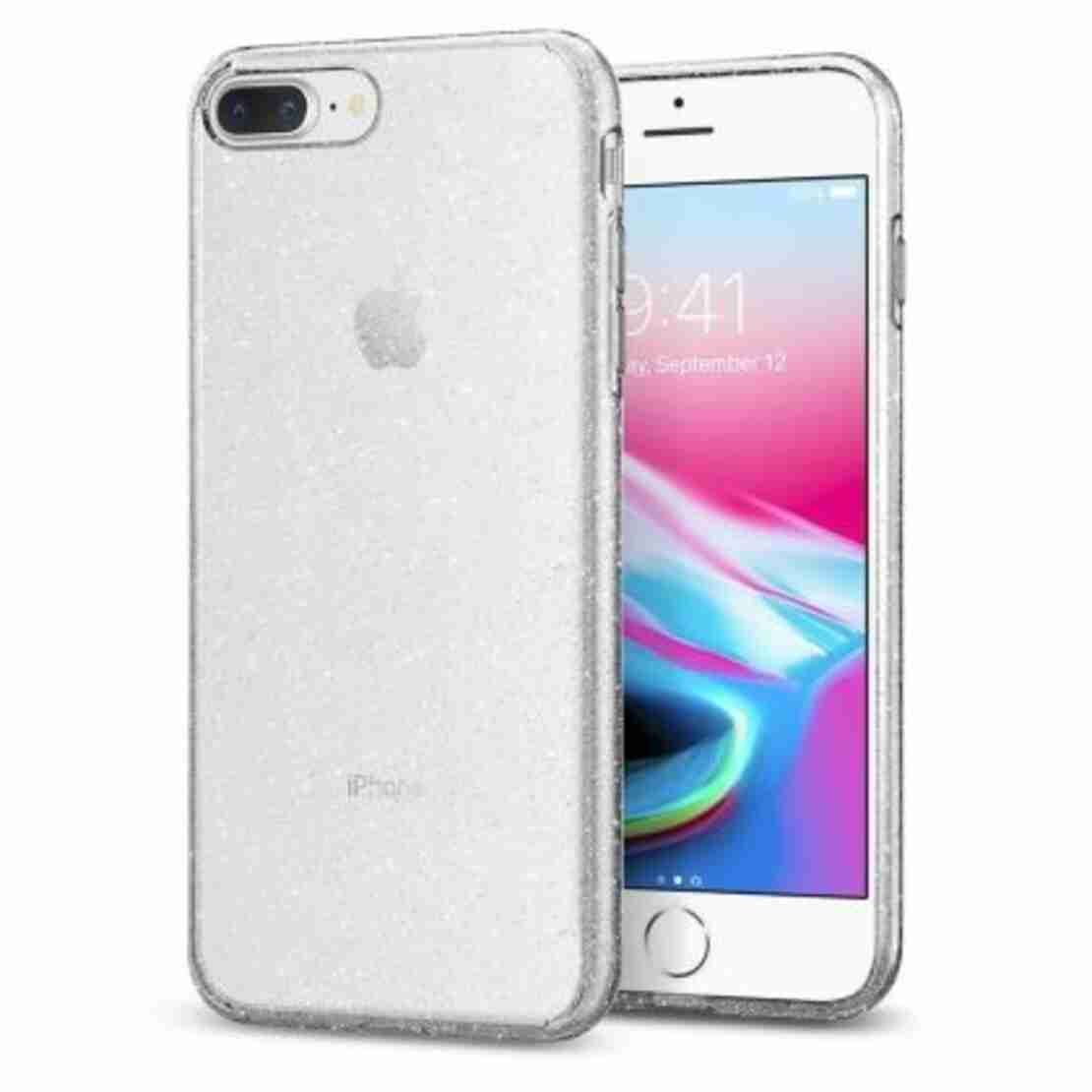 Силиконов блестящ гръб Lily Crystal Glitter за IPhone 7/8/SE 2020, Прозрачен