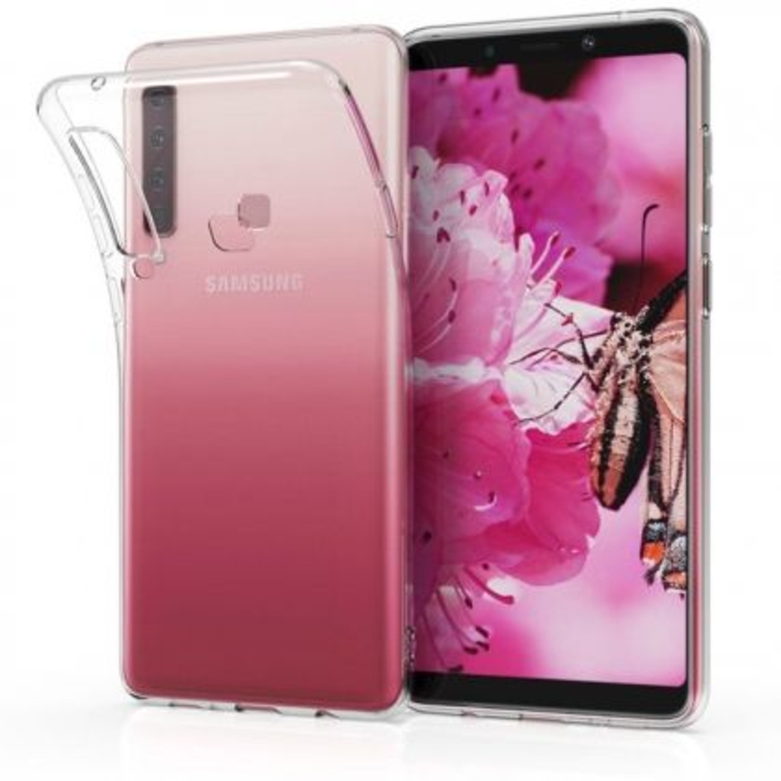 Ултра тънък силиконов гръб за Samsung A920 Galaxy A9 2018, Прозрачен