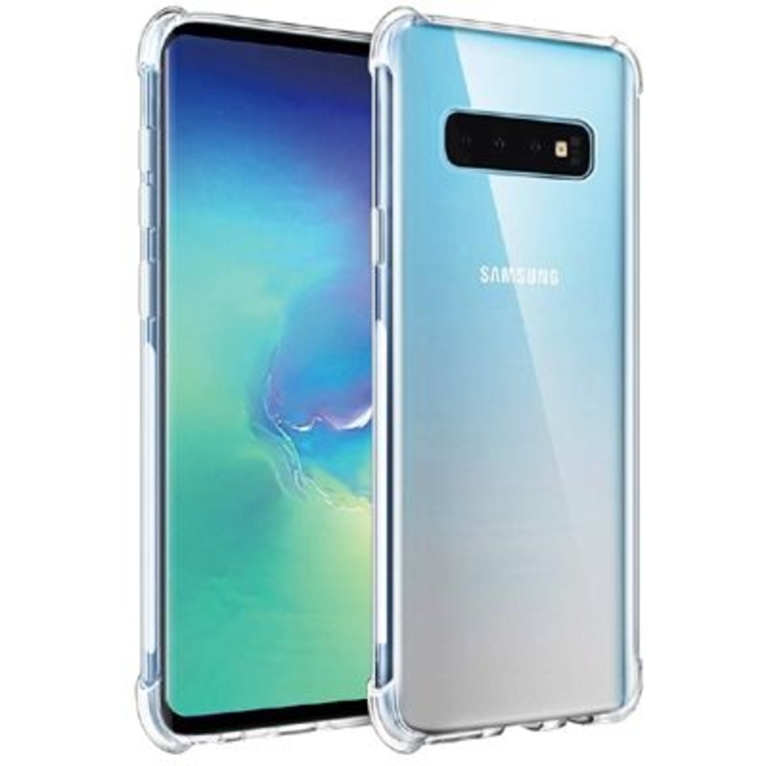 Anti Shock силиконов гръб за Samsung G973 Galaxy S10, Прозрачен