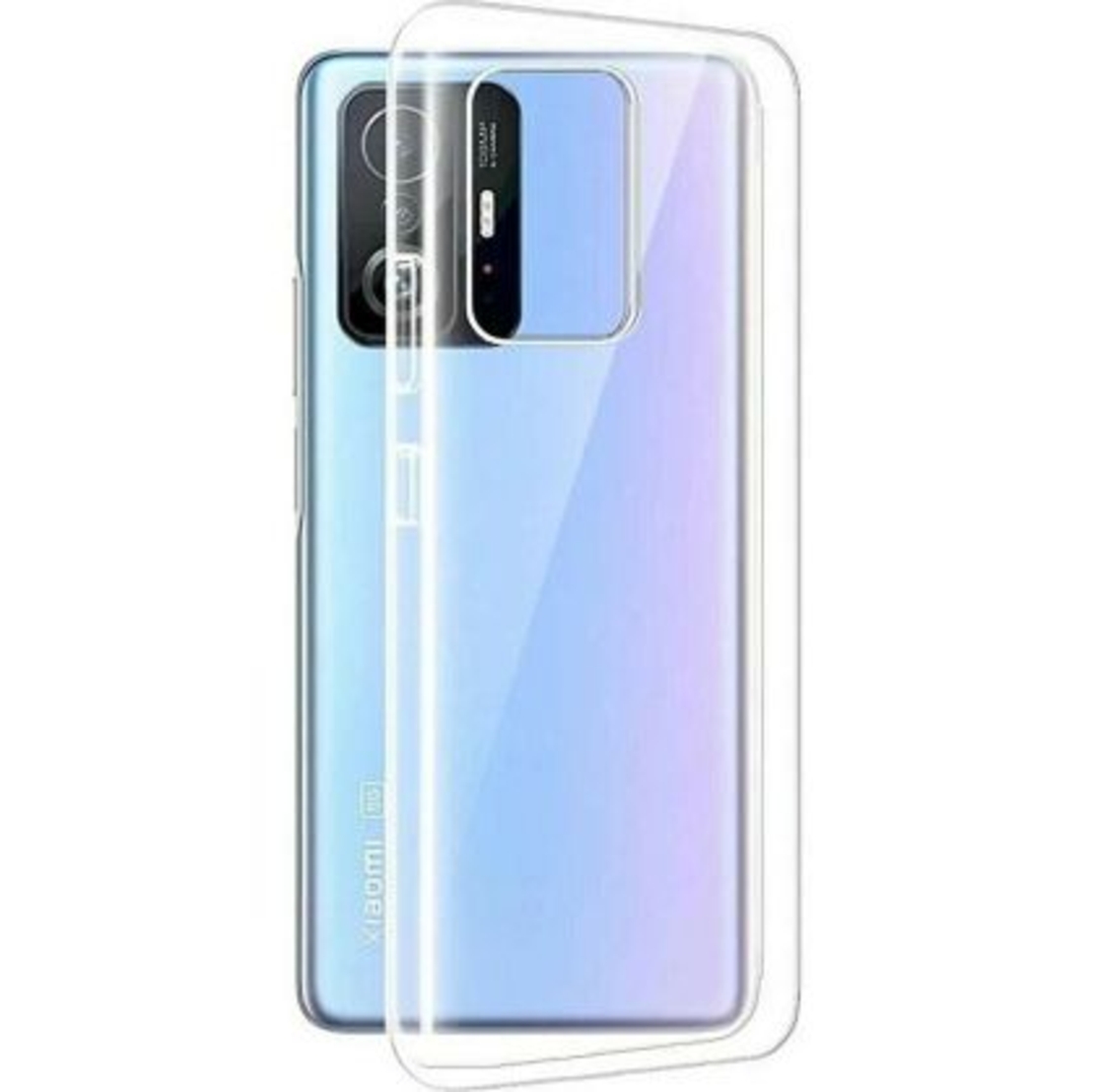 Ултра тънък силиконов гръб за Xiaomi 11T/11T Pro, Прозрачен