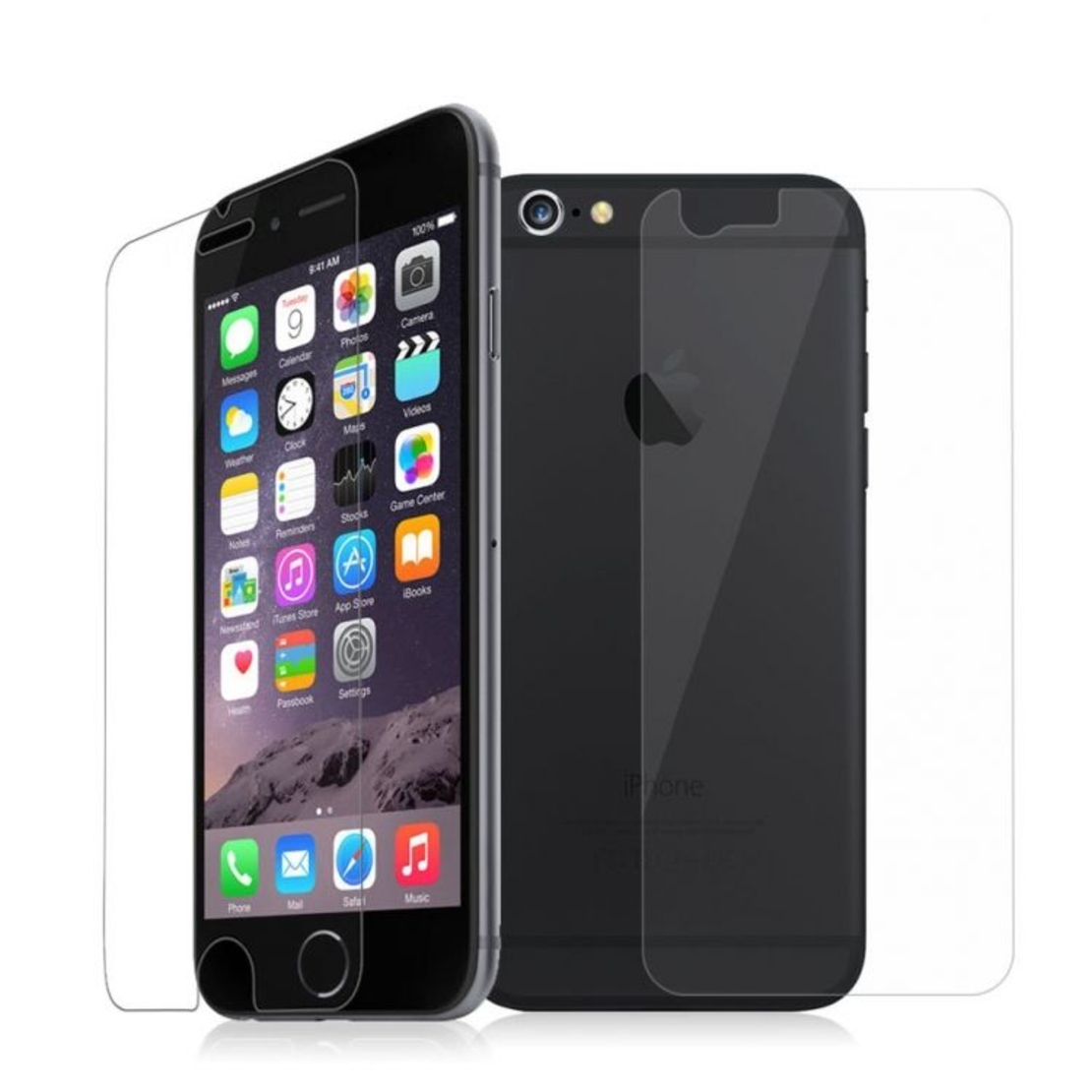 Стъклен скрийн протектор за дисплей и стъклен гръб за IPhone 7 (4.7