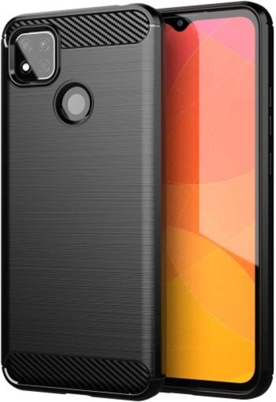 Anti Shock гръб Carbon за Xiaomi Redmi 9C, Черен