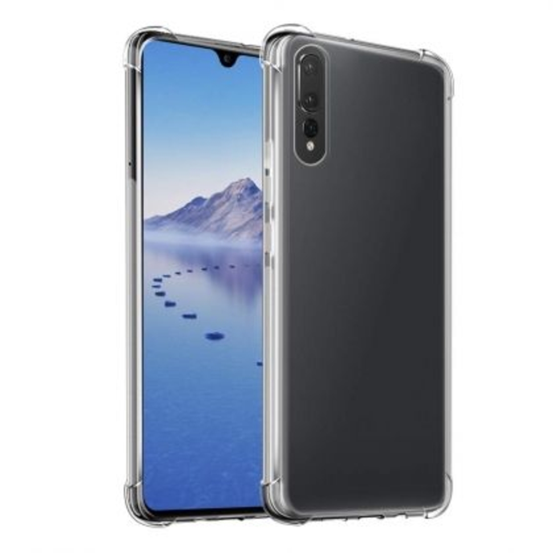 Anti Shock силиконов гръб за Huawei P30, Прозрачен