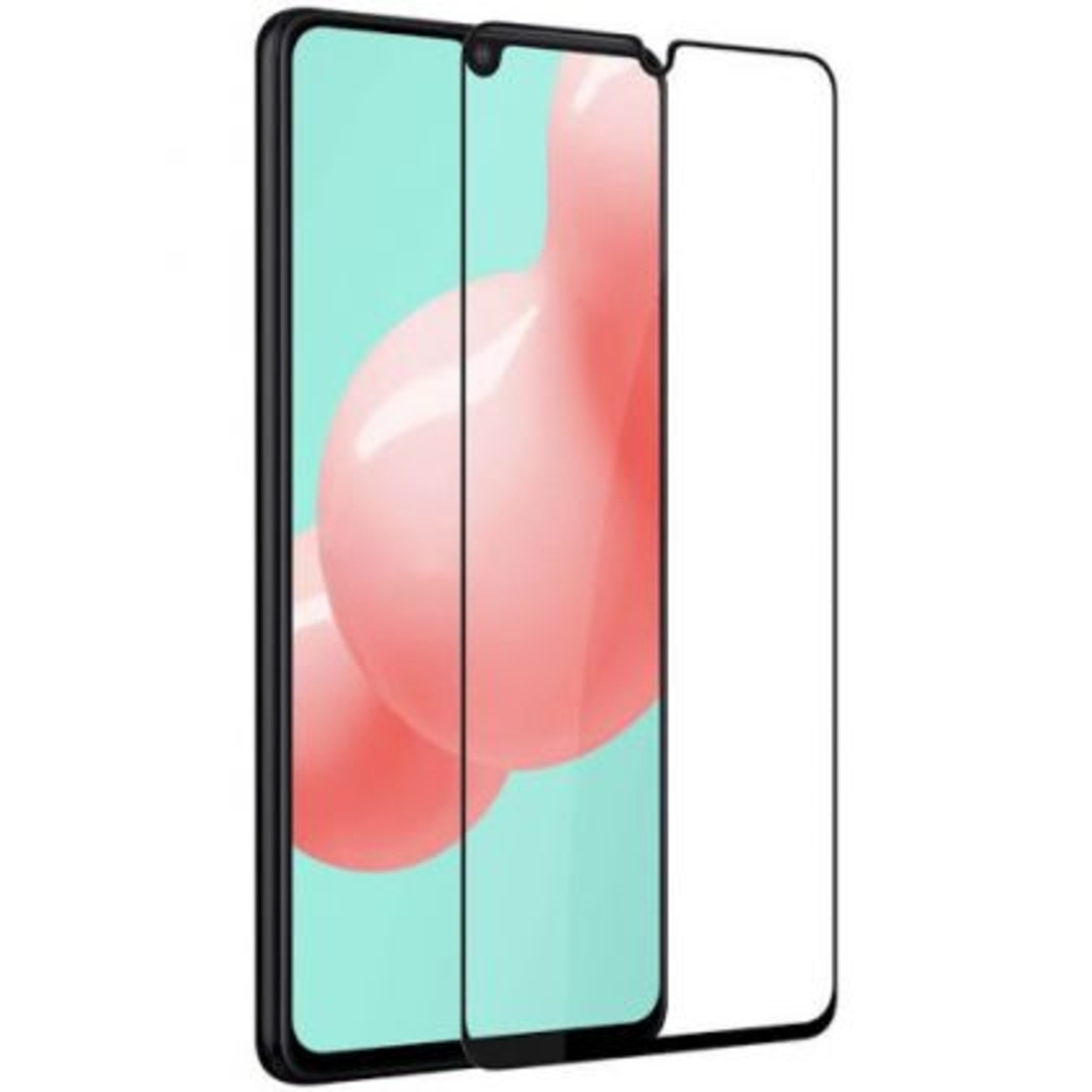 9D Стъклен протектор Smart Glass Full Cover за Samsung A426 Galaxy A42 5G, Черен
