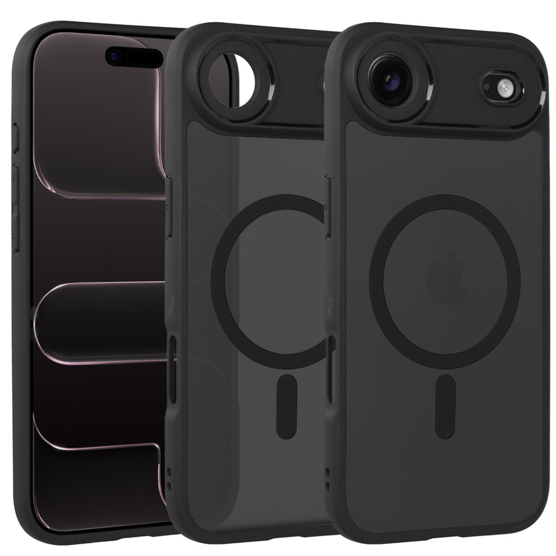 Кейс Magsafe Full Matte Mag за IPhone 17 Air, Черен