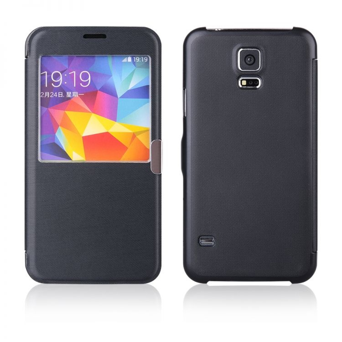 Flip S-View калъф за Samsung G850 Galaxy Alpha