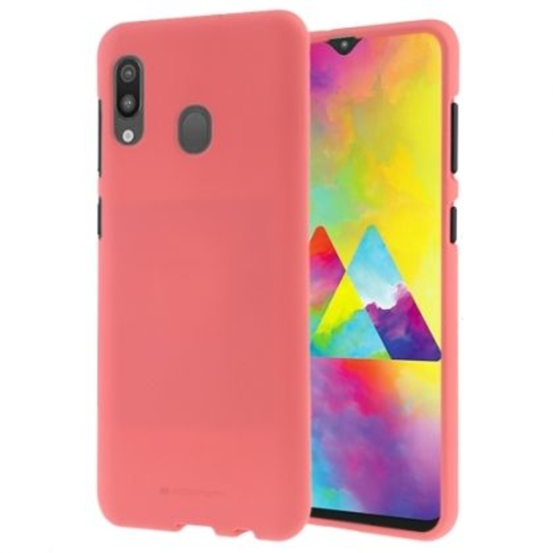 Луксозен гръб Mercury Goospery Soft Feeling за Huawei P Smart 2019, Розов