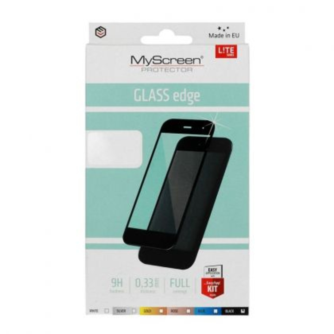 Стъклен протектор MyScreen Lite Glass Edge Full Glue за Samsung A325 Galaxy A32 5G, Черен