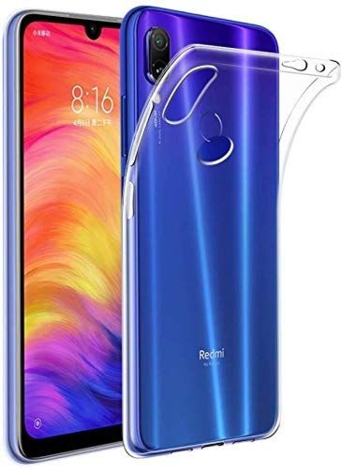 Ултра тънък силиконов гръб за Xiaomi Redmi 7, Прозрачен