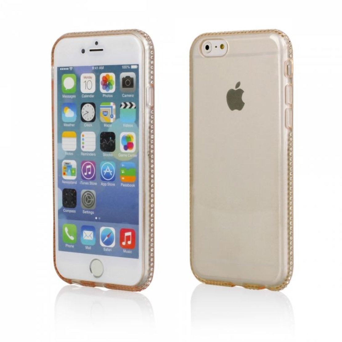 Луксозен силиконов калъф Crystals за IPhone 6/6S 4,7
